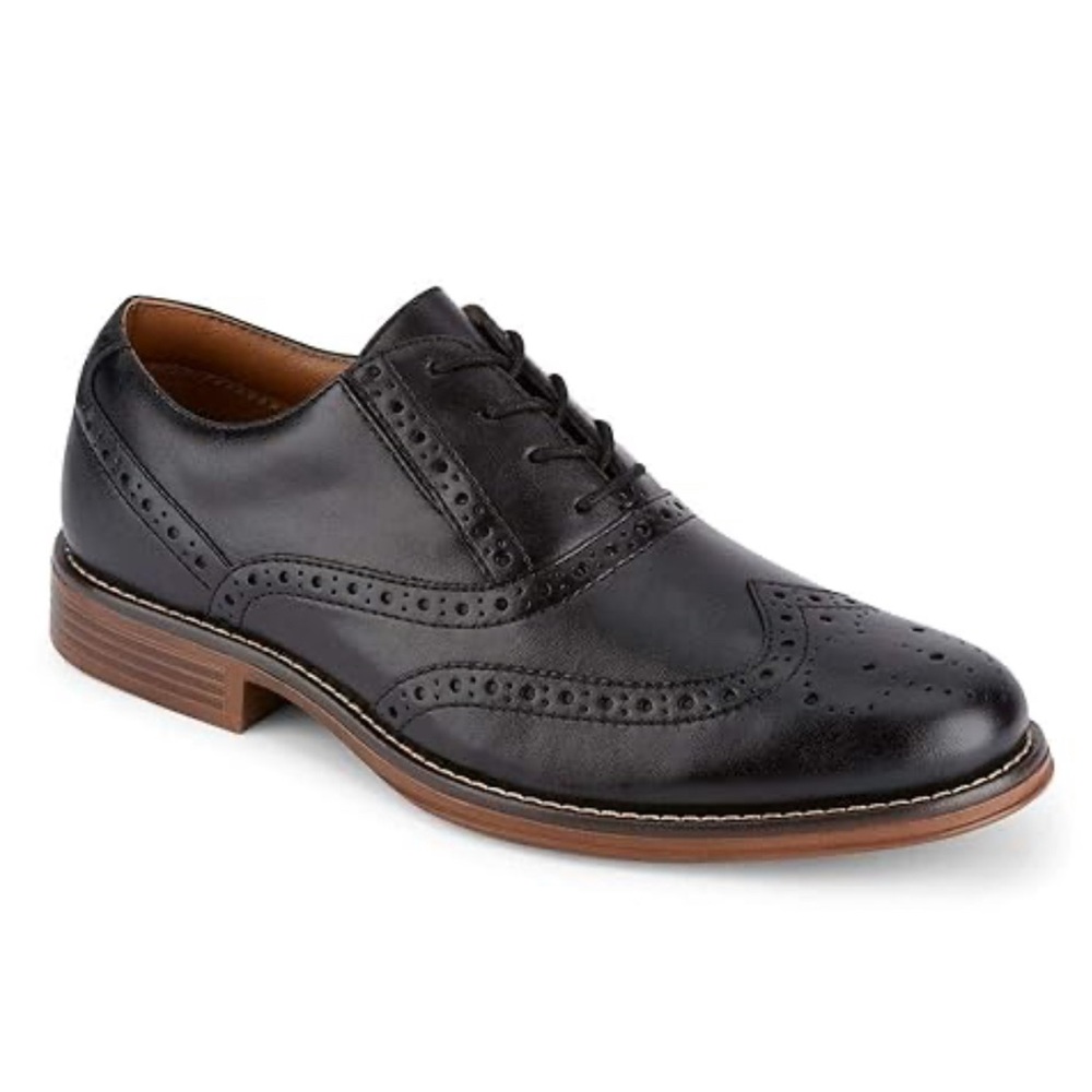 Dockers Thatcher Wingtip Oxford Black - MENS - 10.5 M - NEW, No box